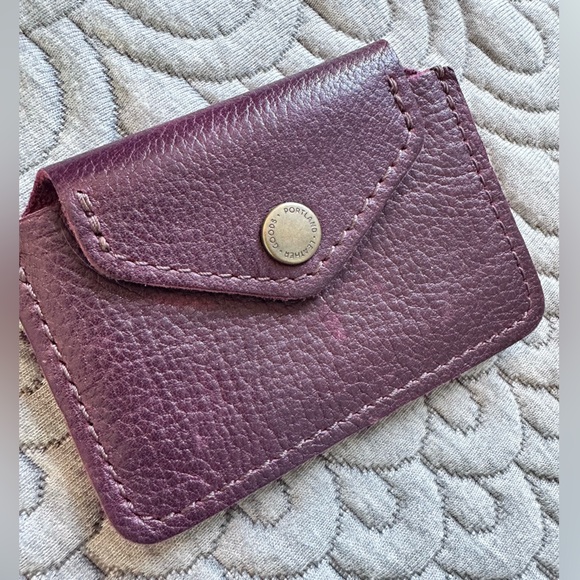 EUC💜Portland Leather LoveBug Wallet Plus Plum - Picture 5 of 11